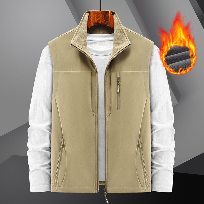 Herren Wärmeisolierte Fleece-Weste Drune