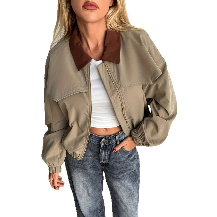 Damen Modische und lässige Bomberjacke