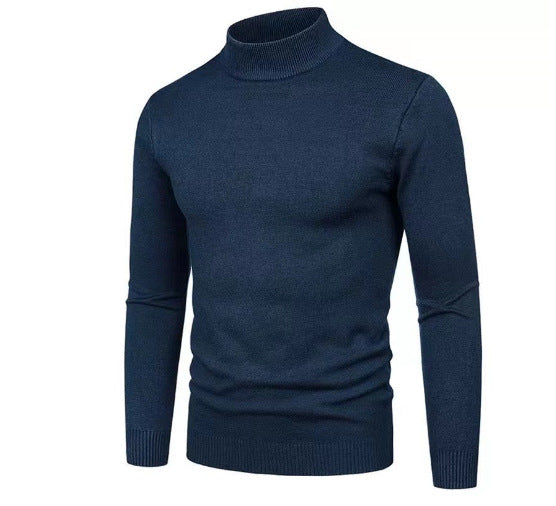 Herren Pullover mit hohem Kragen Drune