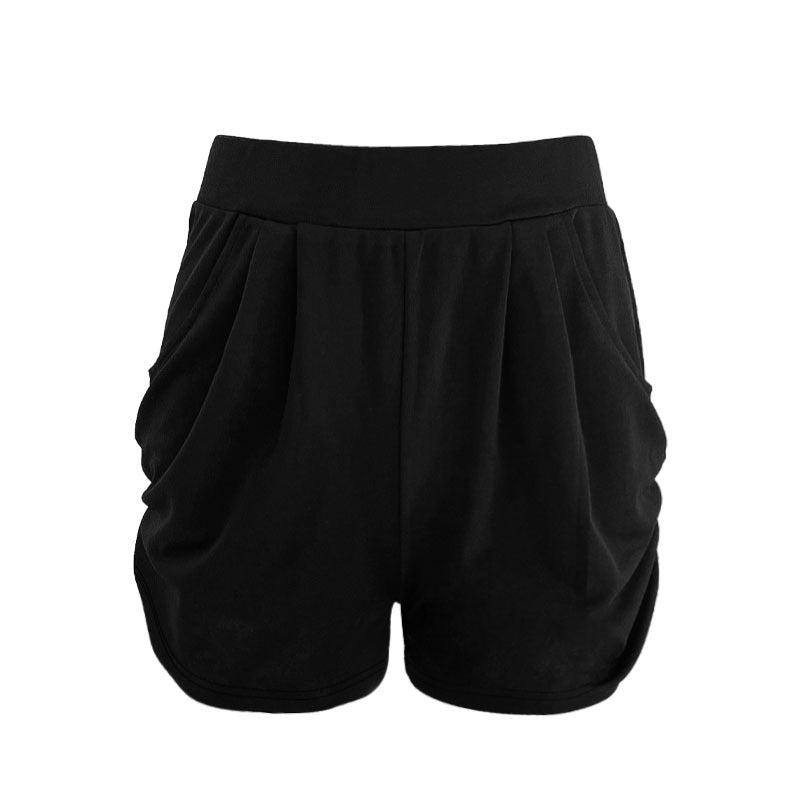 Damen Bleistiftshorts mit hohem Bund und seitlichen Taschen Drune