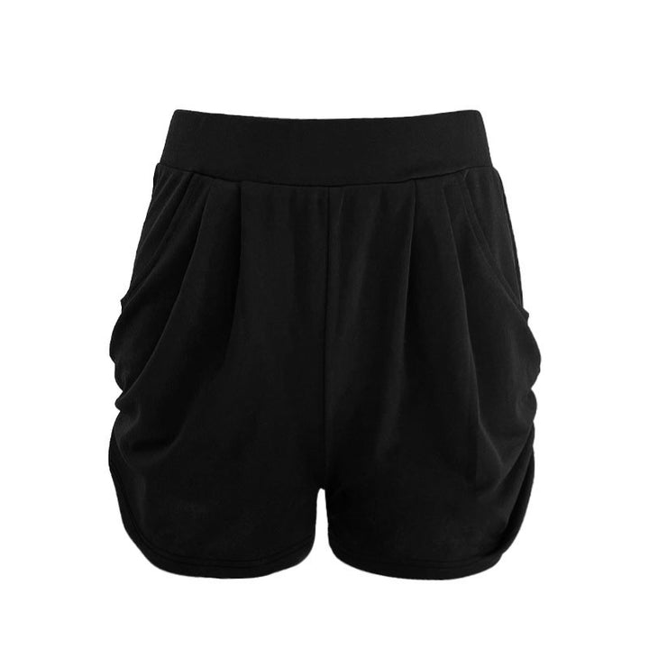 Damen Bleistiftshorts mit hohem Bund und seitlichen Taschen Drune