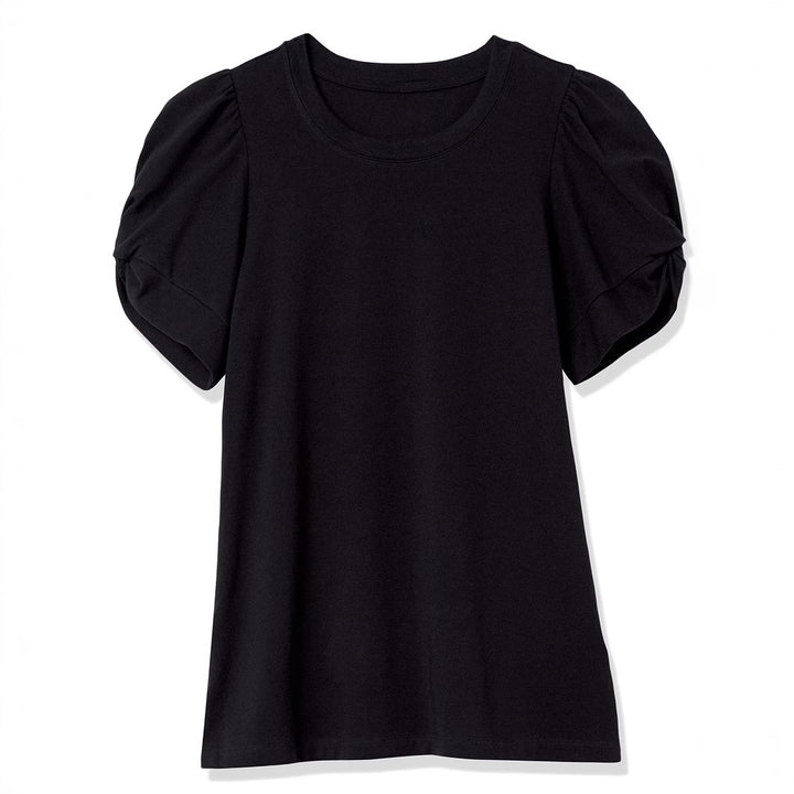 Damen Elegantes Oberteil mit Puffärmeln Drune