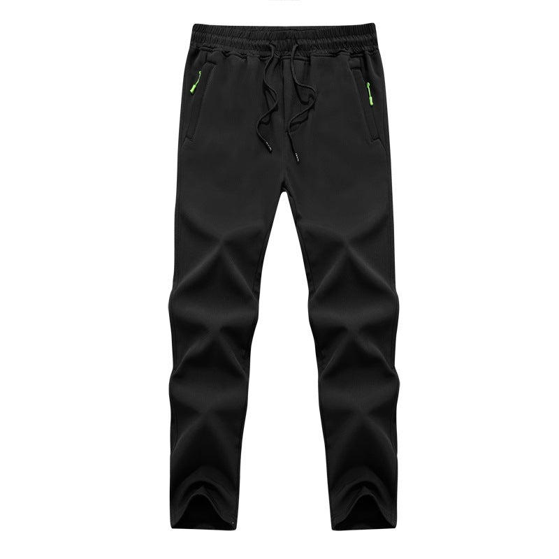 Herren Konisch zulaufende Tech-Jogginghose mit elastischem Bund, Reißverschlusstaschen und atmungsaktivem Funktionsmaterial Drune