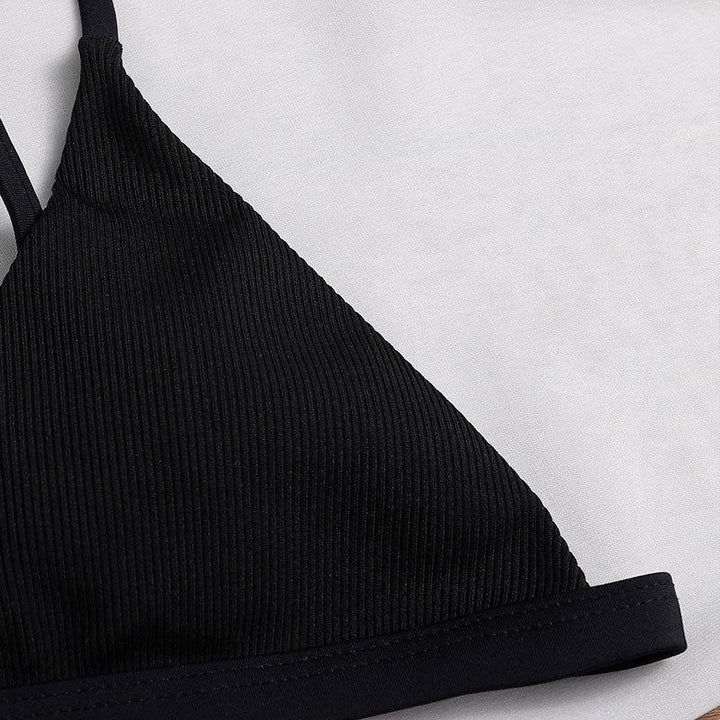Damen Triangel-Bikini-Oberteil mit verstellbaren Trägern und schickem Design Drune