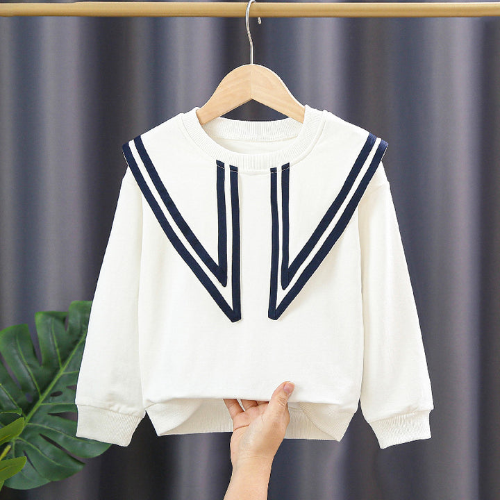 Damen Sweatshirt mit maritimem Kragen Drune
