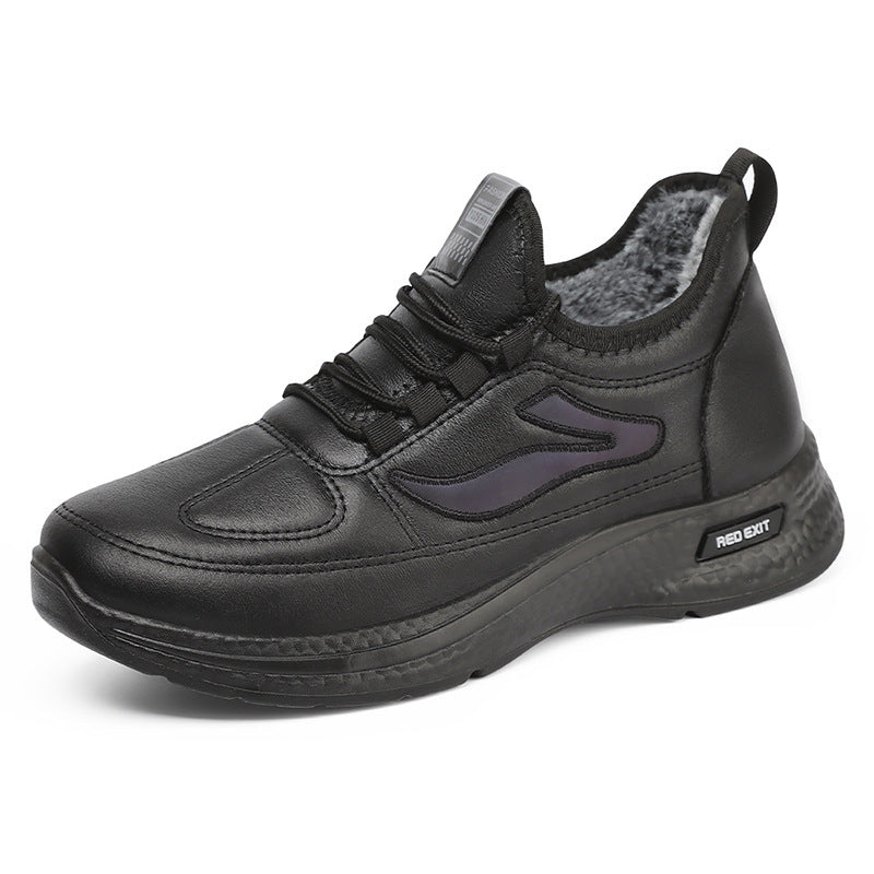 Damen Sportliche Lammfell-Sneaker mit rutschfester Sohle Drune