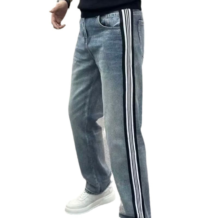Herren Jeans mit seitlichen Streifen Drune