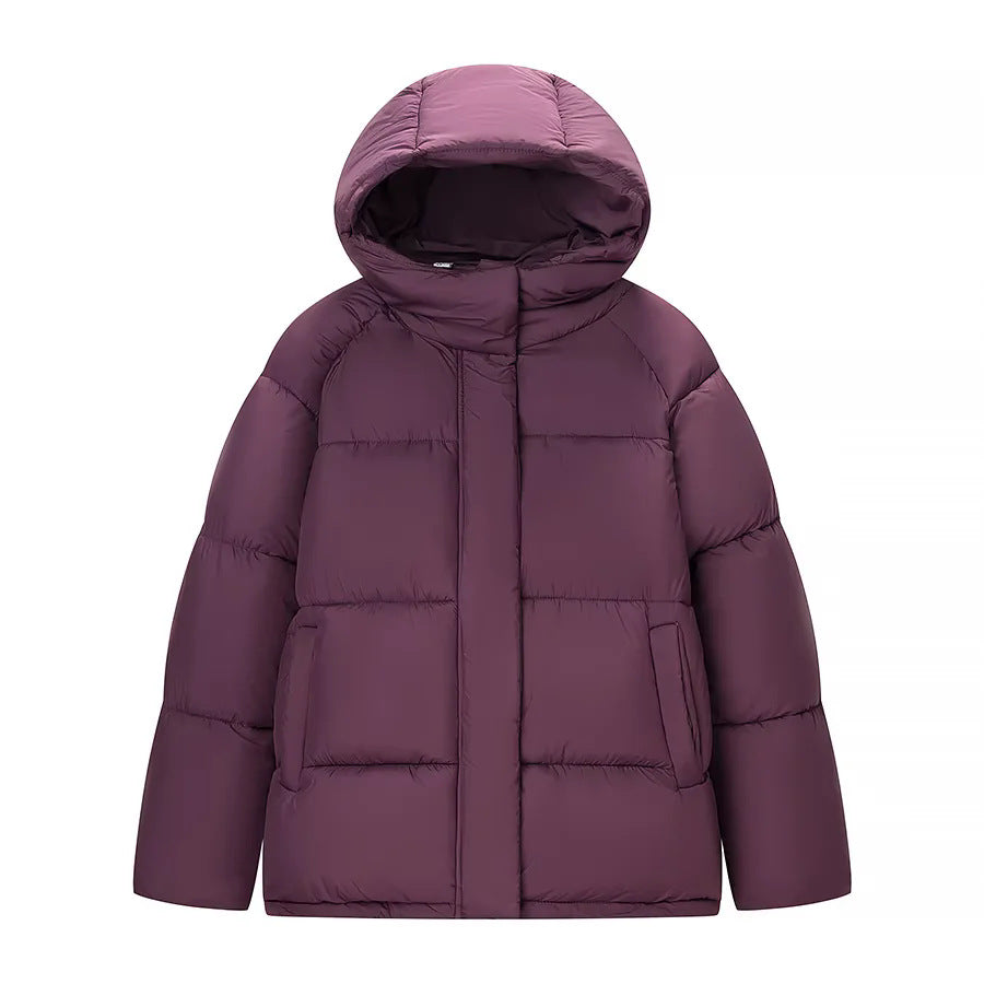 Damen nan gesteppte Kapuzen-Pufferjacke im Oversize-Boxy-Schnitt Drune