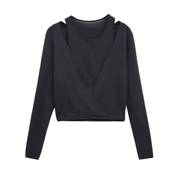 Damen Wickeloberteil mit eleganten Trägern und raffiniertem Design Drune