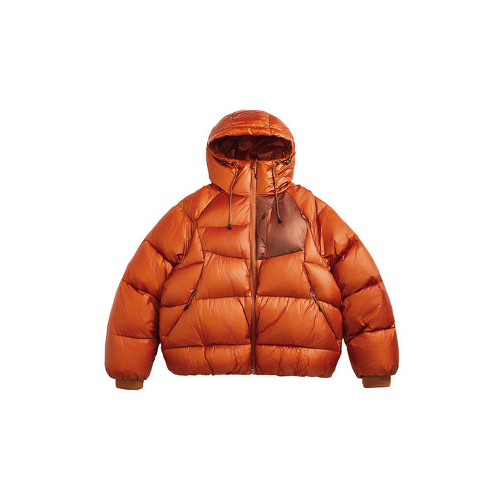 Unisex Stepp-Daunenjacke mit Kapuze und leichter Wärmeisolierung Drune