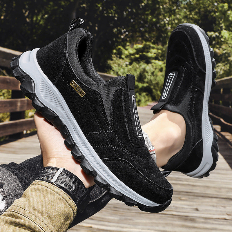 Damen Slip-On Sneakers mit elastischer Einfassung und rutschfester Profilsohle Drune