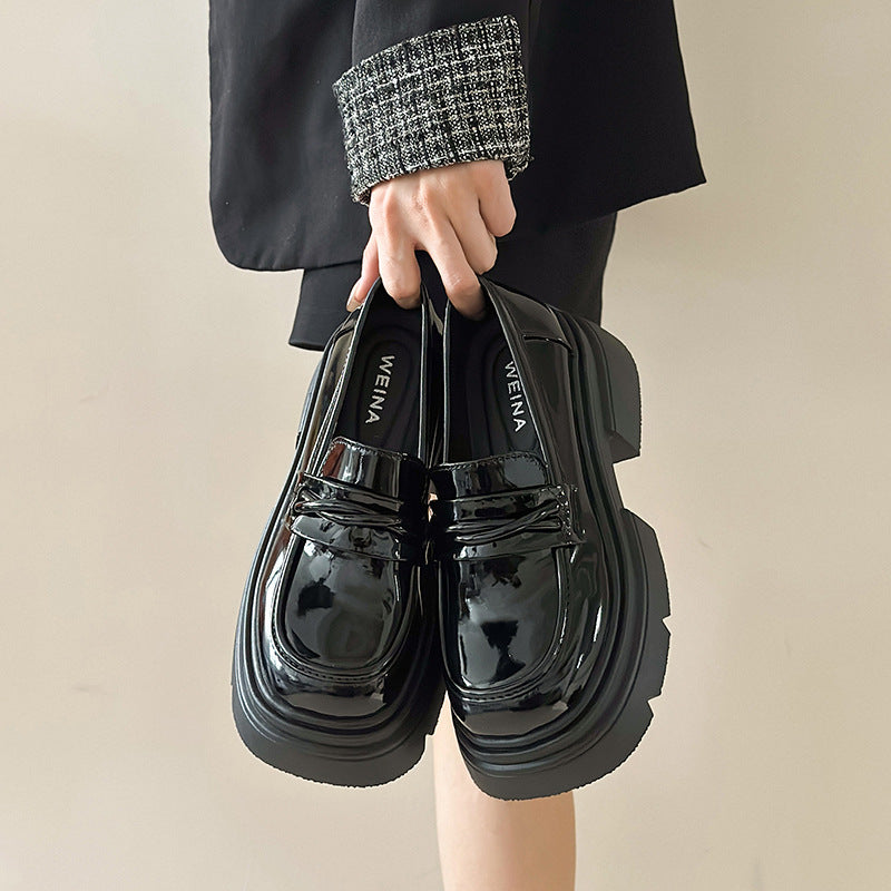Damen Modische Lederslipper Drune