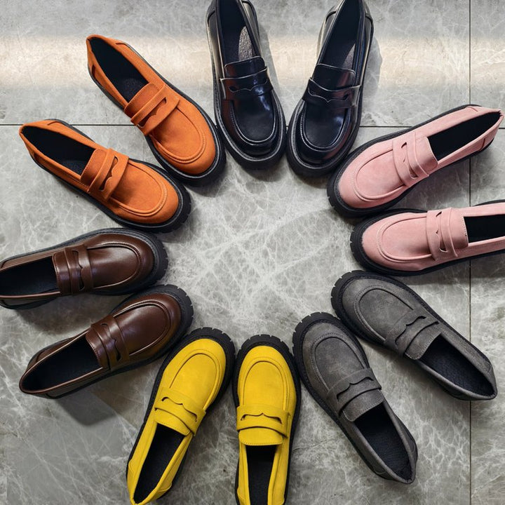 Damen Loafer mit modischem Bund und rutschfester Sohle Drune