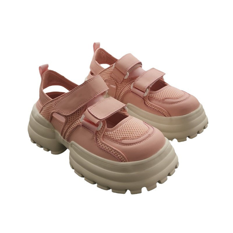 Damen Sportliche Sneakers mit praktischem Klettverschluss und rutschfester Sohle Drune