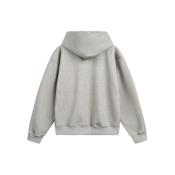 Unisex Kapuzenpullover mit relaxed Fit und abstraktem Frontprint Drune
