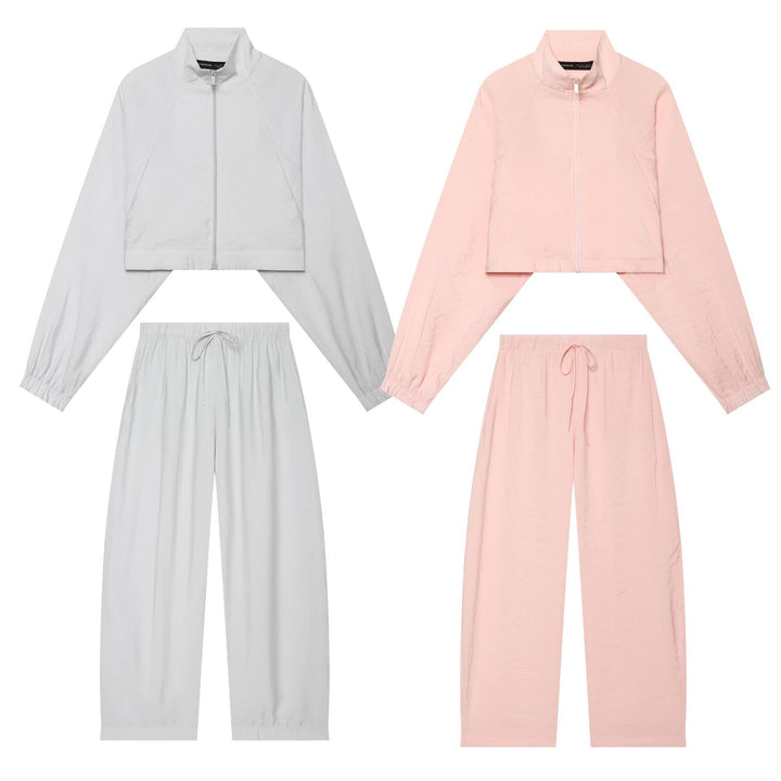 Damen nan weite Leinenlook-Loungebuxe mit elastischem Bund und Kordelzug Drune