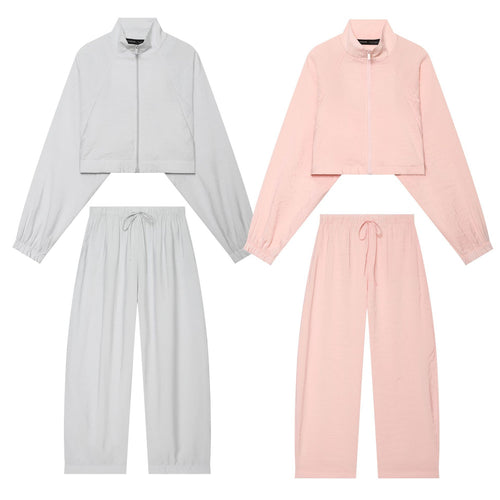 Damen nan weite Leinenlook-Loungebuxe mit elastischem Bund und Kordelzug Drune
