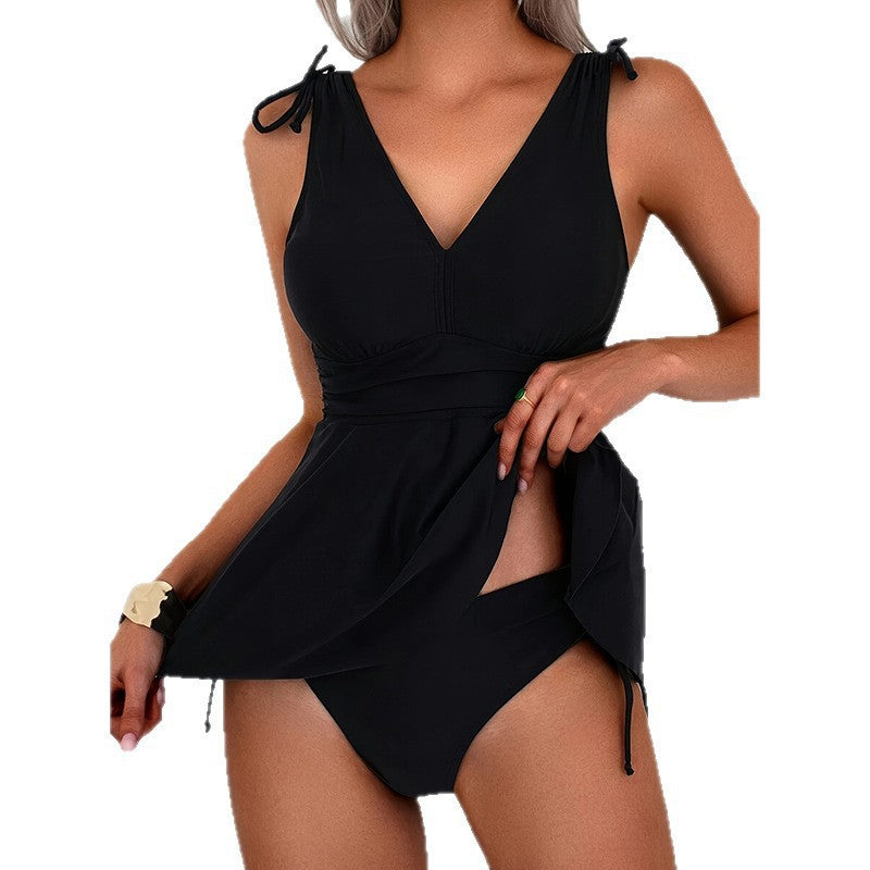 Damen Tankini mit elegantem Wickeldetail Drune