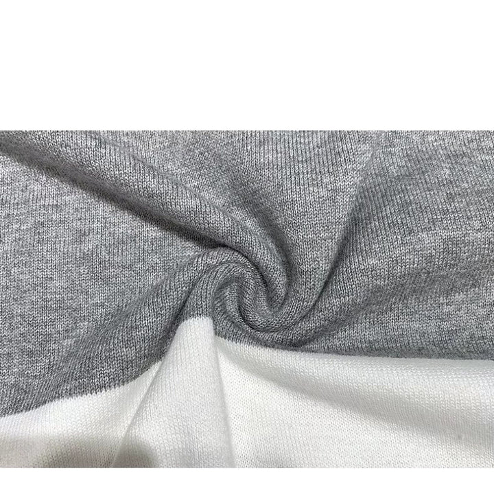 Herren Feiner Rundhalspullover mit Blockstreifen und regular Fit Drune