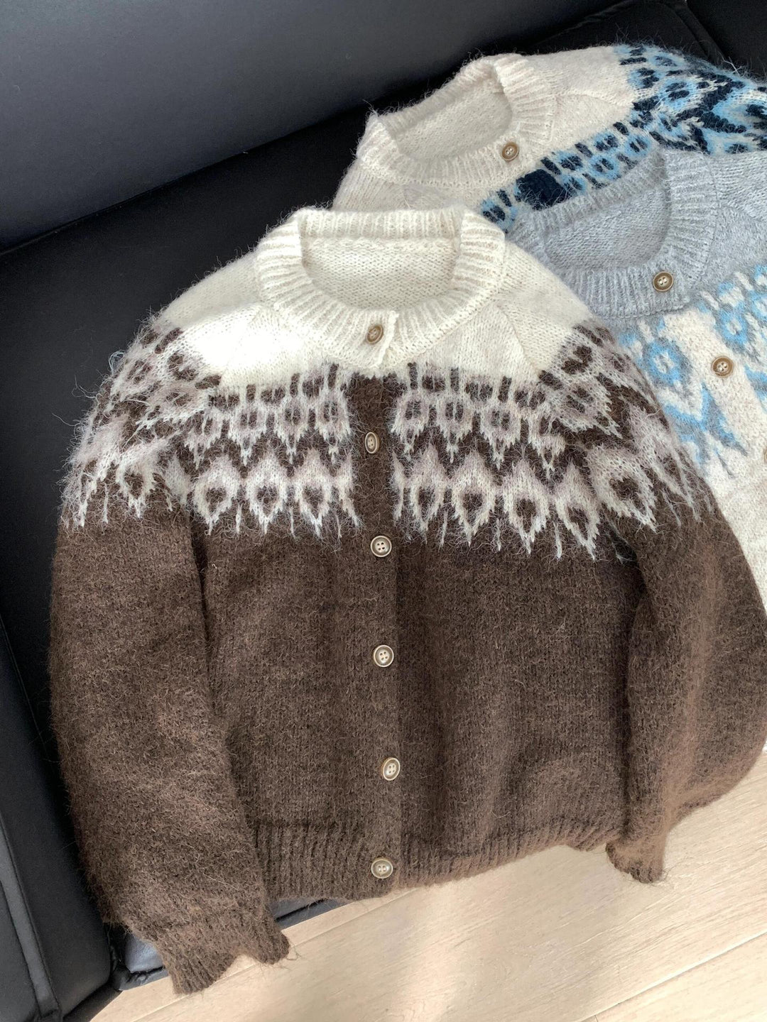 Damen Kuschelige Strickjacke Drune