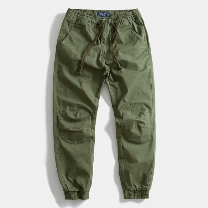 Herren Cargo-Hose mit elastischem Bund, praktischen Taschen und verstärkten Knien Drune
