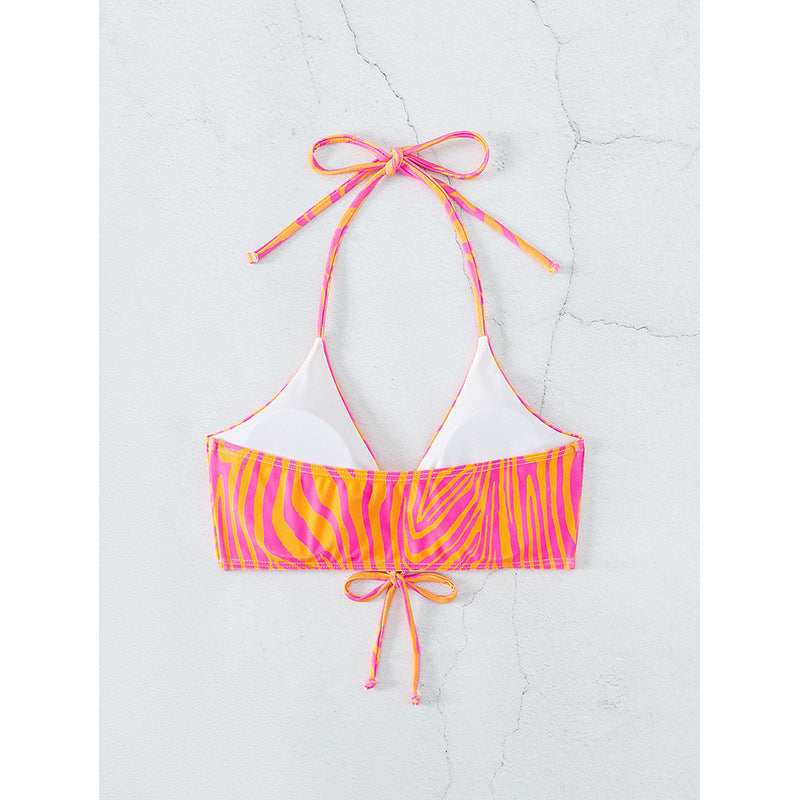 Damen Triangel-Bikinioberteil mit Knotendesign Drune