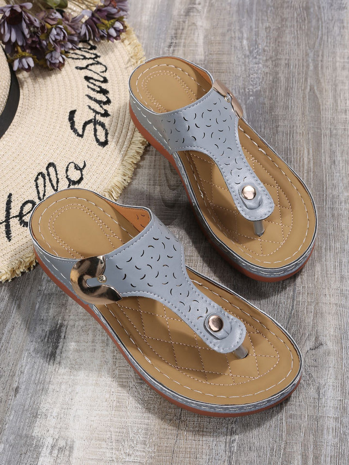 Damen Elegante Orthopädische Zehentrenner Sandalen Drune