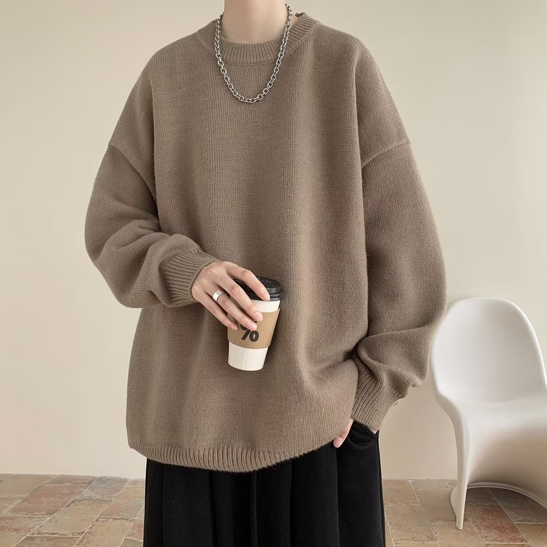 Damen Bequemer Oversize-Pullover Drune