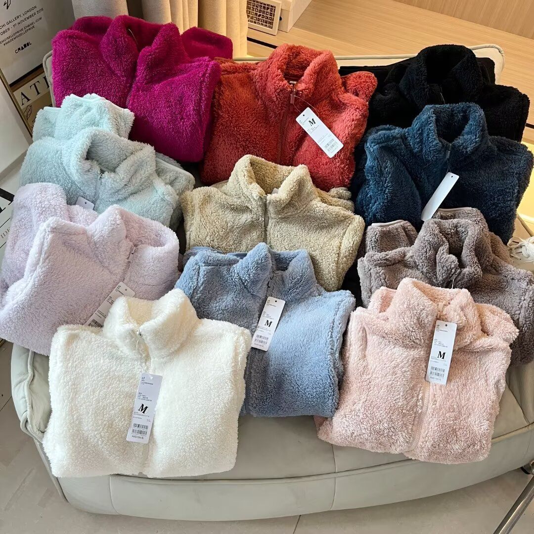 Damen Fleecejacke mit hohem Kragen und weichem Innenfutter Drune