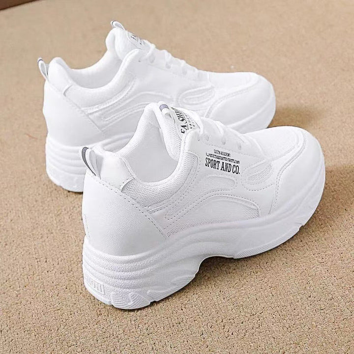 Damen Modische Chunky Sneakers mit ergonomischer Dämpfung und stabiler Sohle Drune