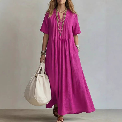 Damen Langes Sommerkleid Drune