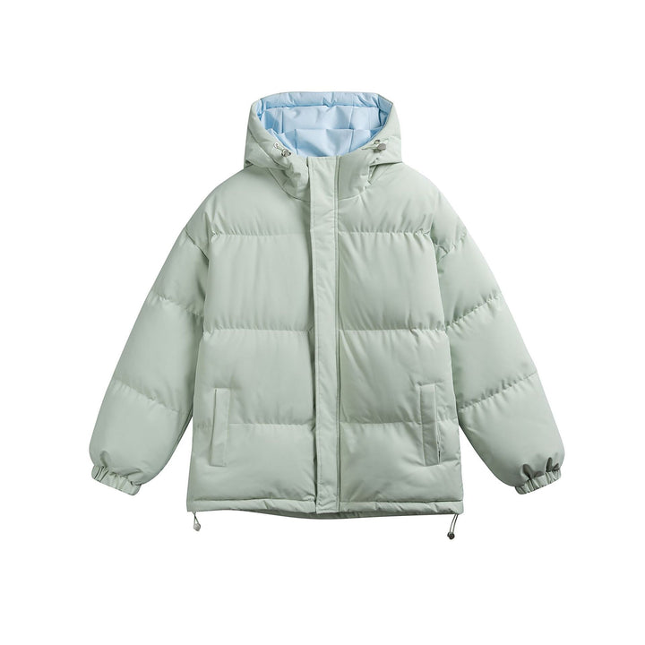 Damen Wattierte Kapuzen‑Steppjacke im Oversize‑Pufferschnitt mit Tunnelzugbund Drune