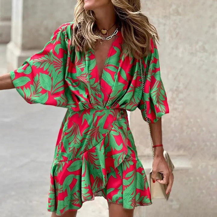Drune | Elegantes Kleid mit Fledermausärmeln