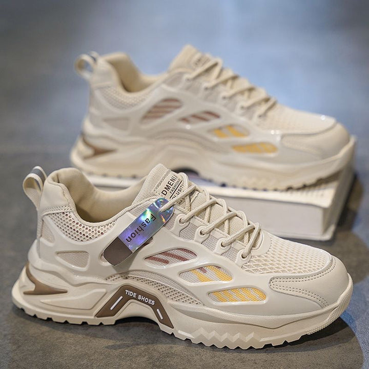 Damen Sportliche Sneakers mit atmungsaktiver Netzstruktur Drune