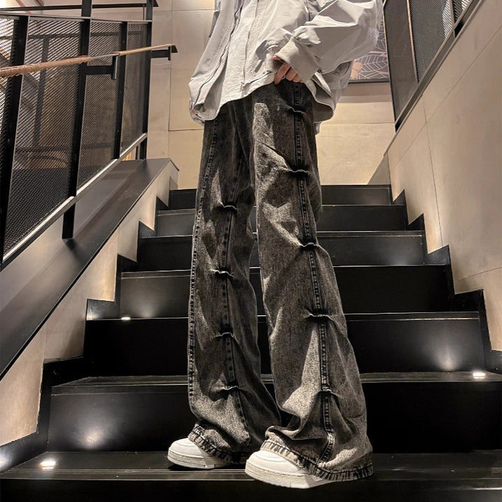 Damen Modische weitgeschnittene Jeans Drune