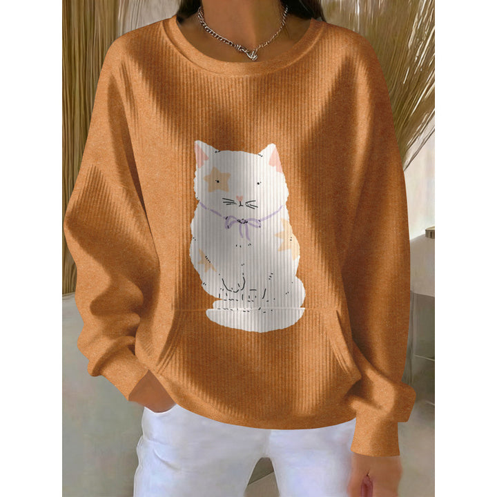 Damen Gemütlicher Pullover Drune