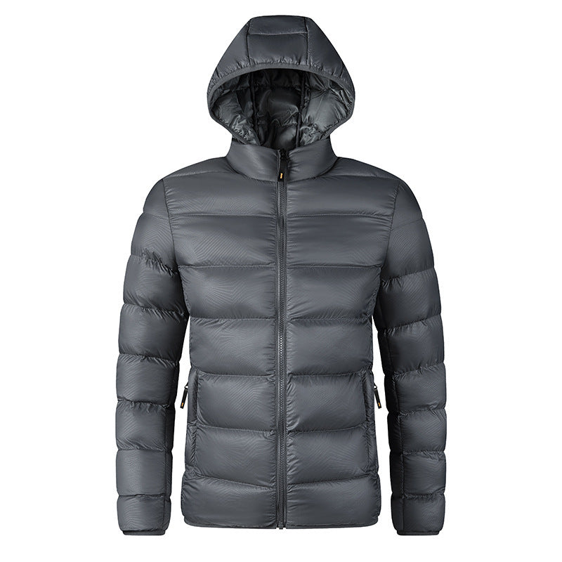 Herren Wasserdichte Steppjacke mit Kapuze Drune