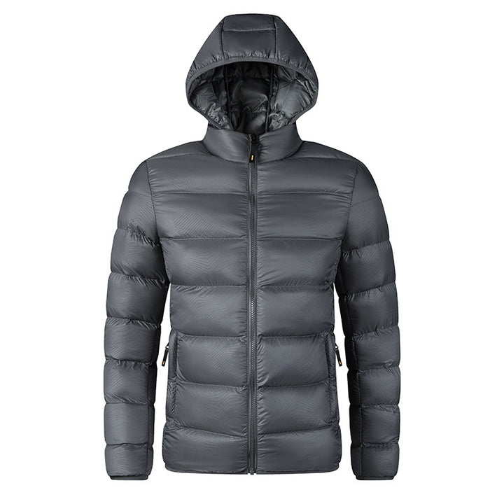 Herren Wasserdichte Steppjacke mit Kapuze Drune