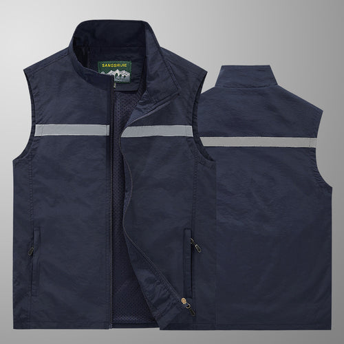 Herren Multifunktionale Sicherheitsweste