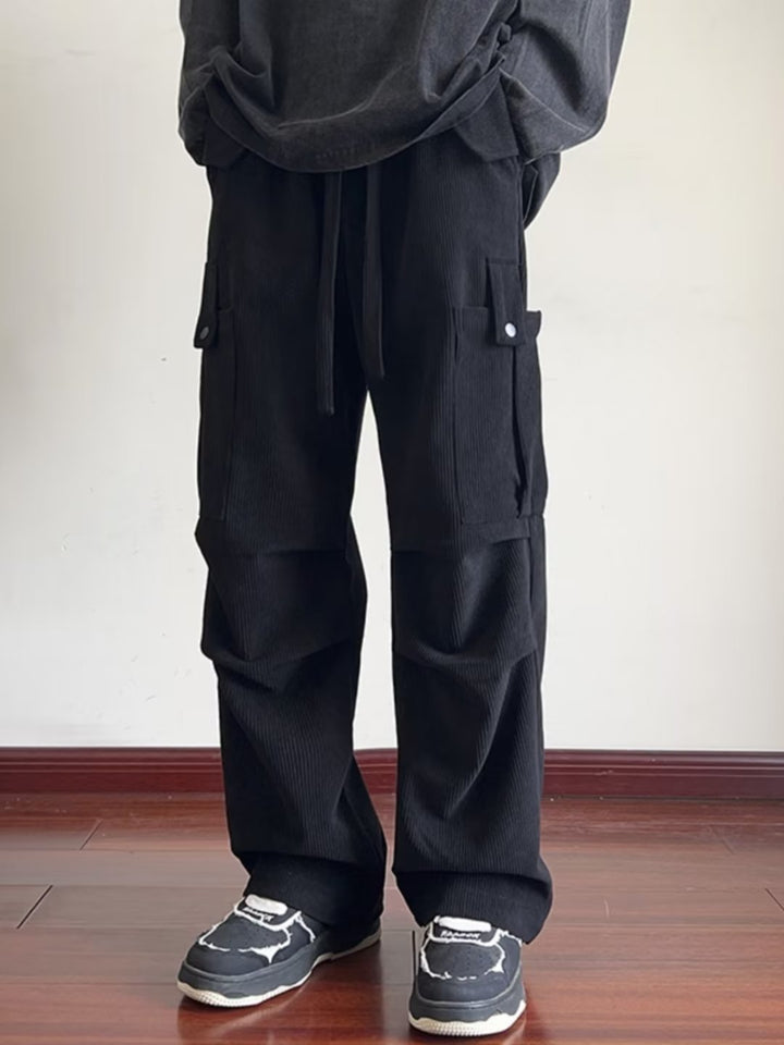 Damen Bequeme Cargo-Hose Drune