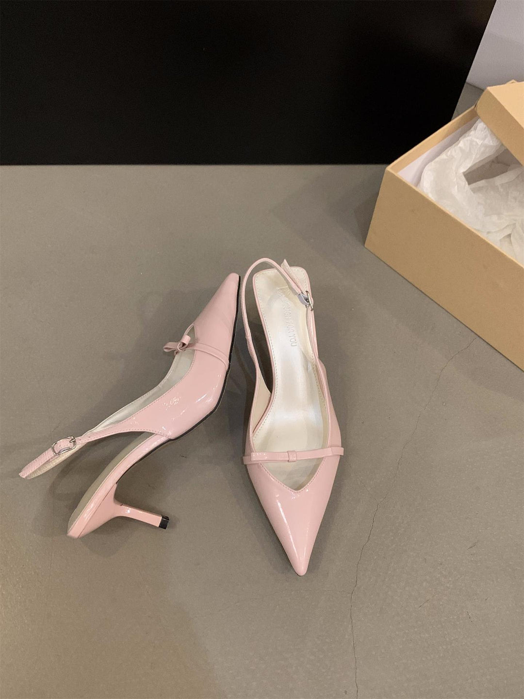 Damen Slingback Pumps mit elegantem Schnitt und feinem Riemchen Drune