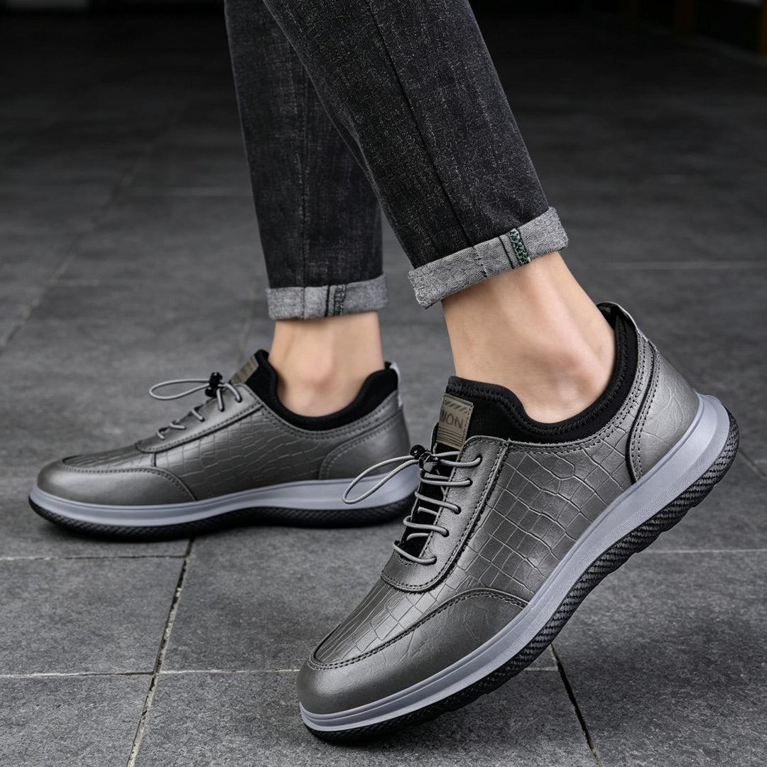 Herren Elegante und stilvolle Leder Sneakers Drune