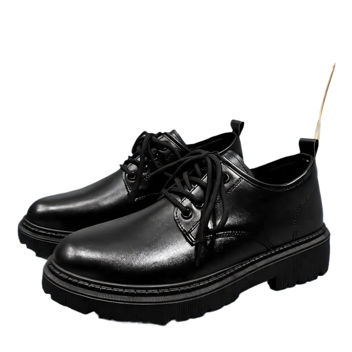 Herren Modische Schnürschuhe mit Robustem Profil Drune