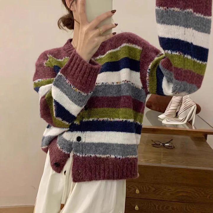 Damen modischer Strickcardigan Drune