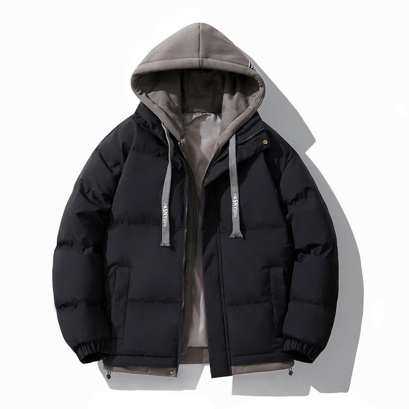 Herren Wattierte Steppjacke mit integriertem Kapuzen-Layer und winddichter Außenhülle Drune