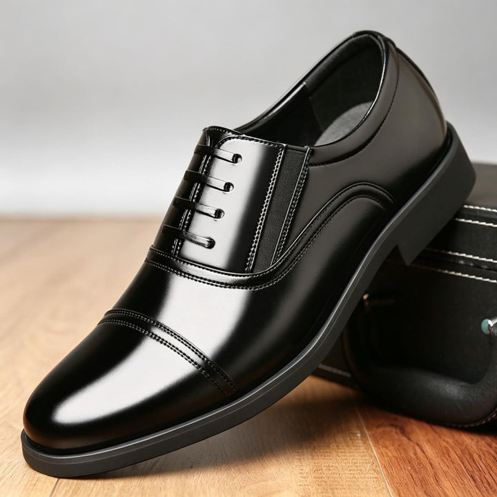 Herren Elegante und Hochglanz Schnürschuhe Drune