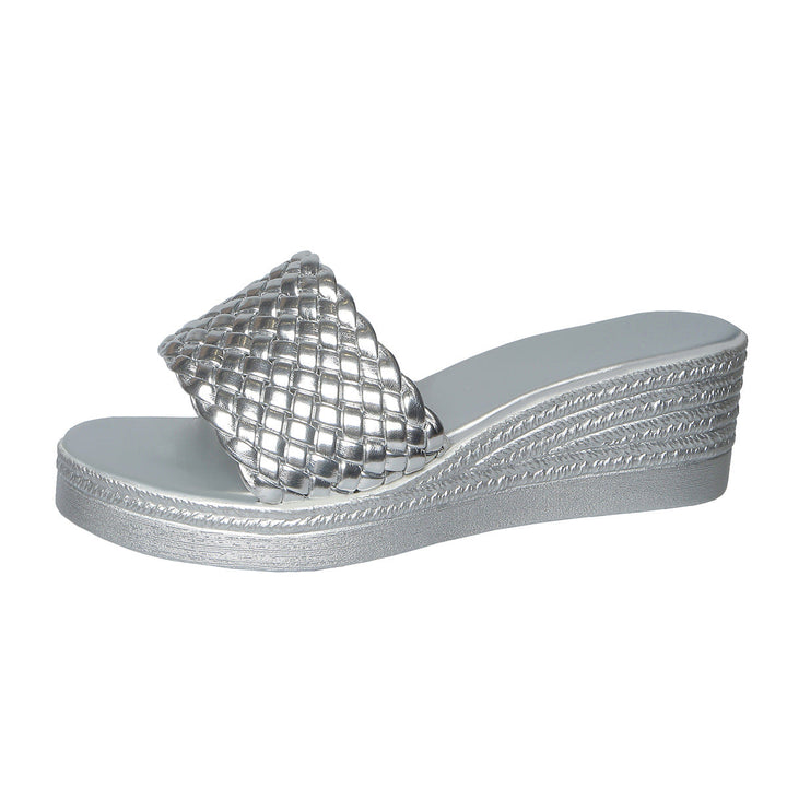 Damen Wedge-Sandalen mit geflochtenem Riemen und ergonomischer Sohle Drune