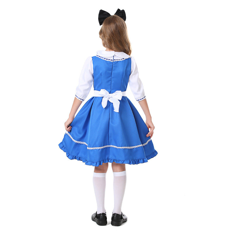 Mädchen Traditionelles Kleid Drune