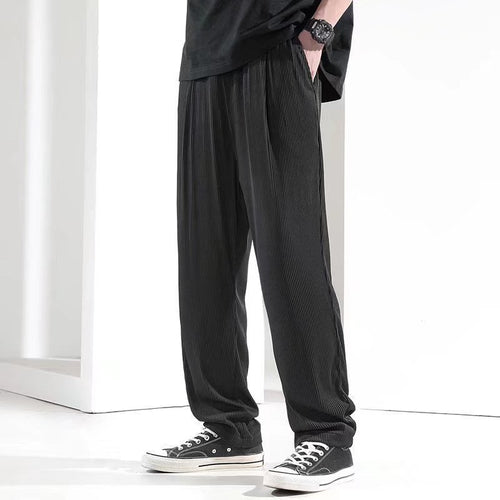 Herren Legere Plissee-Hose Drune
