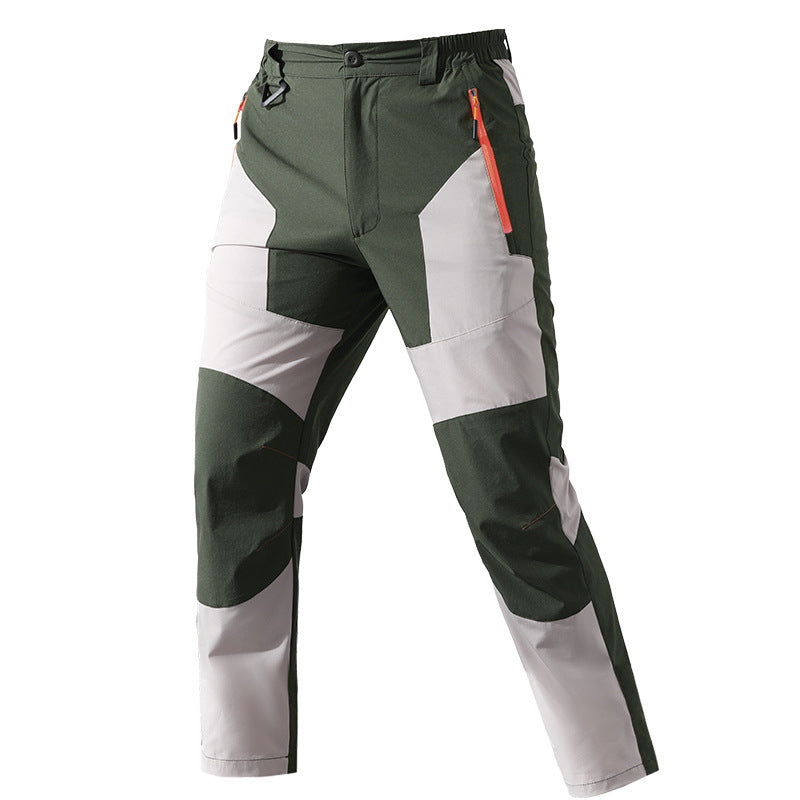 Herren  multifunktionale Trekkinghose mit Mehrwege-Stretch Knieverstärkung und elastischem Bund Drune